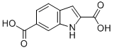 structure of CAS# 103027-97-0, 1H-Indole-2,6-Dicarboxylic Acid;6-CARBOXYINDOLE-2-CARBOXYLIC ACID;1H-INDOLE-2,6-DICARBOXYLIC ACID;Indole-2,6-Dicarboxylic Acid