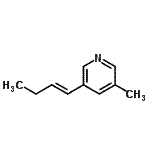 CAS#: 103029-21-6， 3-[(1E)-1-Buten-1-Yl]-5-Methylpyridine