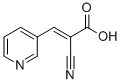 structure of CAS# 103029-74-9, 2-Cyano-3-(3-Pyridinyl)Acrylic Acid;(E)-2-Cyano-3-(3-Pyridyl)Prop-2-Enoate;(E)-2-Cyano-3-(3-Pyridyl)Acrylate;(E)-2-Cyano-3-Pyridin-3-Yl-Prop-2-Enoate