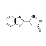 CAS#: 103040-93-3， 3-Amino-3-(1,3-Benzothiazol-2-Yl)Propanoic Acid