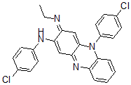CAS#: 103051-26-9， N,5-Bis(4-Chlorophenyl)-3-Ethyliminophenazin-2-Amine