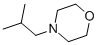 structure of CAS# 10315-98-7, 4-(2-Methylpropyl)Morpholine;4-Isobutylmorpholine;Inchi=1/C8h17no/C1-8(2)7-9-3-5-10-6-4-9/H8h,3-7H2,1-2H