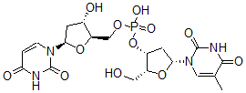 CAS 登录号：10318-59-9， 胸苷酰-(3'-5')脱氧尿苷