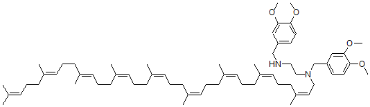 CAS#: 103190-36-9， N-Solanesyl-N,N'-bis(3,4-dimethoxybenzyl)ethylenediamine