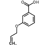 结构式 CAS# 103203-83-4, 3-(烯丙氧基)苯甲酸