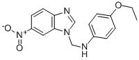 CAS#: 103248-26-6， 4-Ethoxy-N-[(6-Nitrobenzimidazol-1-Yl)Methyl]Aniline