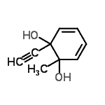 CAS#: 103262-40-4， 1-Ethynyl-2-Methyl-3,5-Cyclohexadiene-1,2-Diol