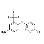 CAS#: 103317-56-2， 4-(6-Chloropyridazin-3-Yl)Oxy-3-(Trifluoromethyl)Aniline