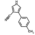 CAS#: 103418-06-0， 4-(4-Methylphenyl)-1H-Pyrrole-3-Carbonitrile