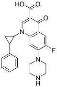 CAS#: 103531-48-2， 6-Fluoro-4-Oxo-1-[(1R,2S)-2-Phenylcyclopropyl]-7-Piperazin-1-Ylquinoline-3-Carboxylic Acid