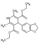 CAS#: 10354-29-7， Diethyl 4-(1,3-Benzodioxol-5-Yl)-2,6-Dimethyl-1,4-Dihydro-3,5-Pyridinedicarboxylate