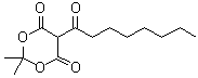 CAS#: 103576-44-9， 2,2-Dimethyl-5-Octanoyl-1,3-Dioxane-4,6-Dione