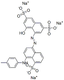 CAS#: 10359-95-2， Trisodium 4-Hydroxy-5-[4-[(4-Methylphenyl)Amino]-5-Sulfonatonaphthalen-1-Yl]Diazenylnaphthalene-2,7-Disulfonate