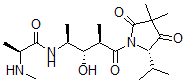 CAS#: 103612-45-9， (2S)-N-[(2S,3S,4R)-5-[(5S)-3,3-Dimethyl-2,4-Dioxo-5-Propan-2-Ylpyrrolidin-1-Yl]-3-Hydroxy-4-Methyl-5-Oxopentan-2-Yl]-2-Methylaminopropanamide