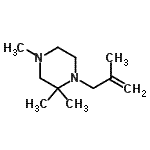 CAS#: 103640-14-8， 2,2,4-Trimethyl-1-(2-Methyl-2-Propen-1-Yl)Piperazine
