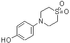 结构式 CAS# 103661-13-8, 4-(1,1-二氧代-4-硫代吗啉基)苯酚