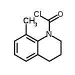 CAS#: 103661-43-4， 8-Methyl-3,4-Dihydro-1(2H)-Quinolinecarbonyl Chloride