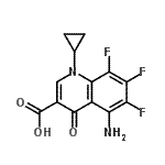CAS#: 103772-14-1， 5-Amino-1-Cyclopropyl-6,7,8-Trifluoro-4-Oxo-1,4-Dihydro-3-Quinolinecarboxylic Acid