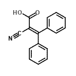 CAS#: 10380-41-3， 2-Cyano-3,3-Diphenylacrylic Acid