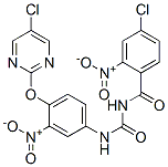 CAS#: 103829-04-5， 4-Chloro-N-[[4-(5-Chloropyrimidin-2-Yl)Oxy-3-Nitro-Phenyl]Carbamoyl]-2-Nitro-Benzamide