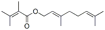 CAS#: 10402-48-9， 3,7-Dimethyl-2,6-Octadienyl 2,3-Dimethylcrotonate