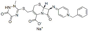 CAS#: 104023-63-4， Sodium (6R,7S)-7-[(1-Benzylpyridin-4-Ylidene)Amino]-3-[(2-Methyl-5,6-Dioxo-1H-1,2,4-Triazin-3-Yl)Sulfanylmethyl]-8-Oxo-5-Thia-1-Azabicyclo[4 .2.0]Oct-2-Ene-2-Carboxylate