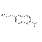 CAS#: 104116-70-3， 6-Ethoxy-2-Quinolinecarboxylic Acid