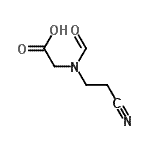 CAS#: 104147-60-6， N-(2-Cyanoethyl)-N-Formylglycine