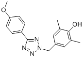 CAS#: 104186-18-7， 4-[[5-(4-Methoxyphenyl)Tetrazol-2-Yl]Methyl]-2,6-Dimethylphenol