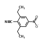 CAS#: 104216-34-4， 2,6-Diethyl-4-Nitro-Benzonitrile