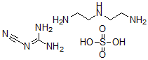 CAS#: 104339-61-9， N-(2-Aminoethyl)Ethane-1,2-Diamine, 2-Cyanoguanidine sulfate salt