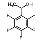 结构式 CAS# 104371-20-2, (1S)-1-(五氟苯基)乙醇