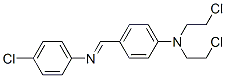 CAS#: 10444-44-7， N,N-Bis(2-Chloroethyl)-4-[(4-Chlorophenyl)Iminomethyl]Aniline