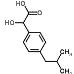 CAS#: 104483-03-6， Hydroxy(4-Isobutylphenyl)Acetic Acid