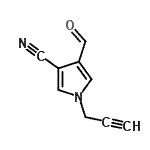 CAS#: 104501-28-2， 4-Formyl-1-(2-Propyn-1-Yl)-1H-Pyrrole-3-Carbonitrile