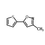 CAS#: 104516-55-4， 3-Methyl-5-(2-Thienyl)-1,2-Oxazole