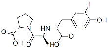 CAS#: 104531-07-9， (2S)-1-[(2S)-2-[[1-Hydroxy-3-(4-Hydroxy-3-Iodophenyl)-1-Oxopropan-2-Yl]Amino]Propanoyl]Pyrrolidine-2-Carboxylic Acid