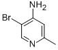 structure of CAS# 10460-50-1, 5-Bromo-2-Methyl-4-Pyridinamine;4-Pyridinamine, 5-Bromo-2-Methyl- (9CI);5-BROMO-2-METHYL-PYRIDIN-4-YLAMINE;4-AMINO-5-BROMO-2-METHYLPYRIDINE