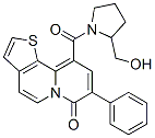 CAS#: 104604-59-3， 2-(Hydroxymethyl)-1-((7-Oxo-8-Phenyl-7H-Thieno(2,3-a)Quinolizin-10-Yl)Carbonyl)Pyrrolidine