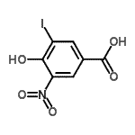 CAS#: 10463-17-9， 4-Hydroxy-3-Iodo-5-Nitrobenzoic Acid