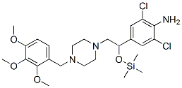 CAS#: 104672-12-0， 2,6-Dichloro-4-[2-[4-[(2,3,4-Trimethoxyphenyl)Methyl]Piperazin-1-Yl]-1-Trimethylsilyloxyethyl]Aniline