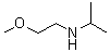 结构式 CAS# 104678-18-4, N-(2-甲氧基乙基)-2-丙胺