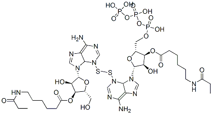 CAS#: 104693-47-2， 3,3'-Dithiobis(3'-O-6-(propionylamino)hexanoyl)adenosine 5'-triphosphate
