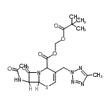 CAS#: 104712-44-9， [(2,2-Dimethylpropanoyl)Oxy]Methyl 7-Acetamido-3-[(5-Methyl-2H-Tetrazol-2-Yl)Methyl]-8-Oxo-5-Thia-1-Azabicyclo[4.2.0]Oct-3-Ene-2-Carboxylate