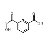 CAS#: 104820-88-4， 6-[(Hydroxysulfanyl)Carbonyl]-2-Pyridinecarboxylic Acid