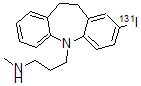 CAS#: 104880-94-6， 10,11-Dihydro-2-(Iodo-131I)-N-Methyl-5H-Dibenz(b,f)Azepine-5-Propanamine