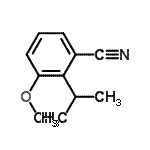 CAS#: 105041-68-7， 2-Isopropyl-3-Methoxybenzonitrile