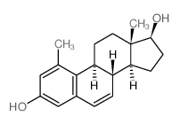 CAS#: 10506-68-0， 1-Methylestra-1,3,5(10),6-Tetrene-3,17beta-Diol