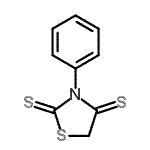 CAS#: 10513-22-1， 3-Phenyl-1,3-Thiazolidine-2,4-Dithione