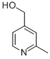 structure of CAS# 105250-16-6, 2-Methyl-4-Hydroxymethylpyridine;4-(Hydroxymethyl)-2-Methylpyridine;4-Pyridinemethanol,2-Methyl-(9CI);2-METHYL-4-HYDROXYMETHYLPYRIDINE